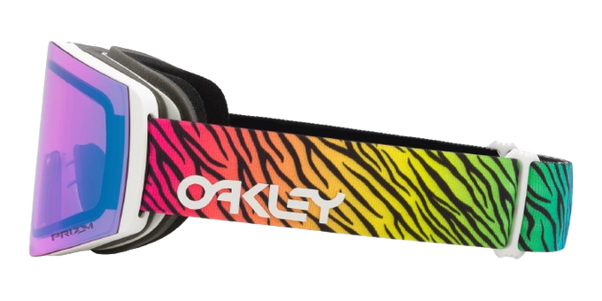 Brille Oakley Fall Line M Bengal White Prizm Snow Iced Iridium - 2025/26