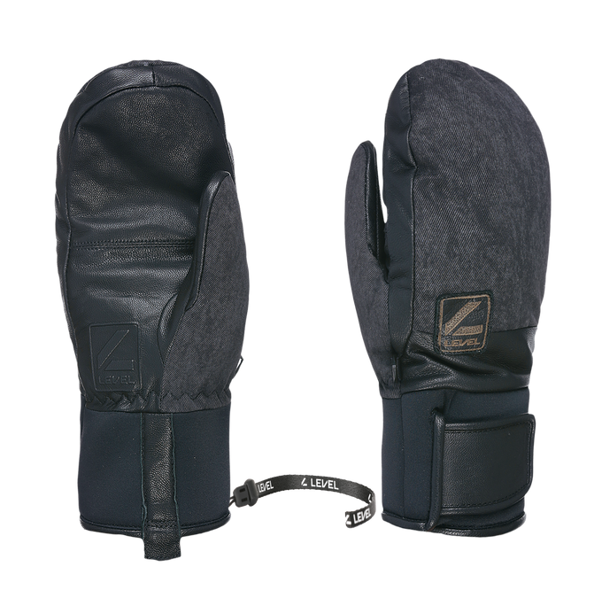 Gloves Level Rover Mitt Black Grey - 2025/26