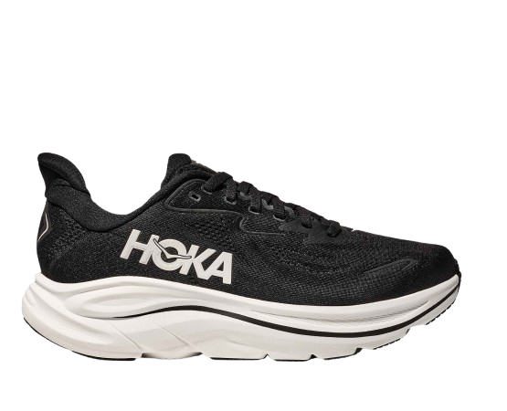 Men shoes Hoka Clifton 10 Wide Black/White