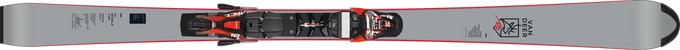 Ski Van Deer SL FIS WC + Marker Xcomp 18 Black Flo Red - 2025/26