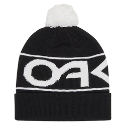 Cap Oakley Factory Cuff Beanie Black/White Logo