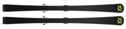 Skis Volkl Racetiger SL + RMotion T 12 Black/Flo-Red - 2025/26