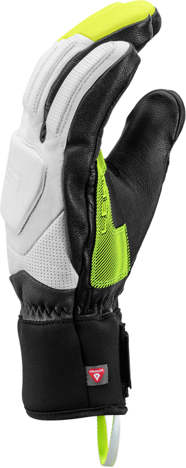 Gloves LEKI Griffin Prime 3D White/Neon - 2025/26
