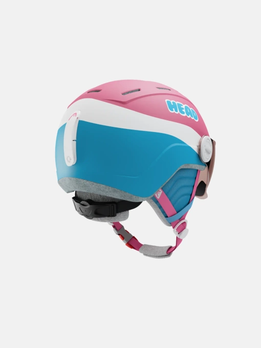 Helmet HEAD Maja Visor Pink/Blue - 2025/26