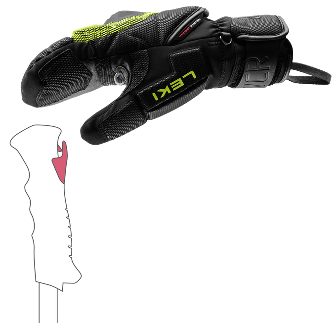 Handschuhe LEKI WCR Coach 3D Mitt - 2025/26