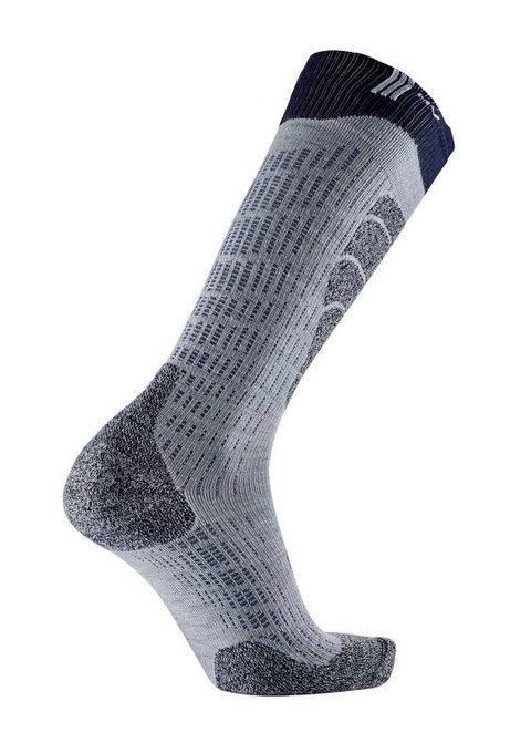 Ski socks Sidas Ski Merino Grey/Orange - 2024/25